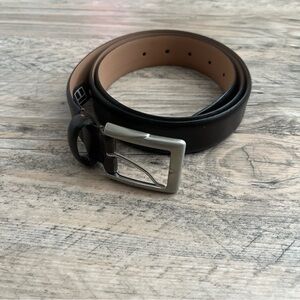 Rafferty Genuine Dark Brown Italian Leather Made In Italy Belt Size 42